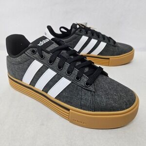 Adidas Daily 4.0 Skateboarding Shoes IF4492 Gray White Gum‎ Women's Size 7.5